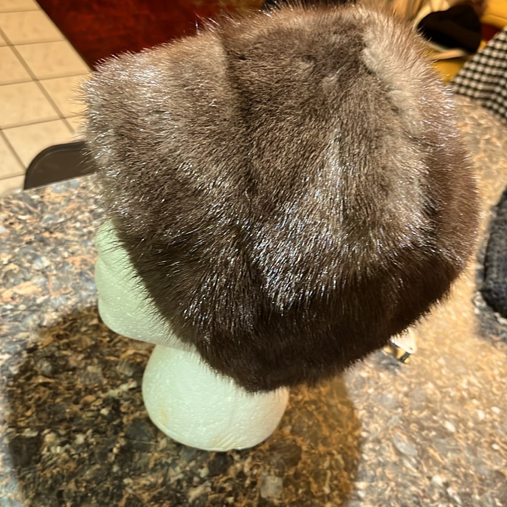 Vintage mink hat